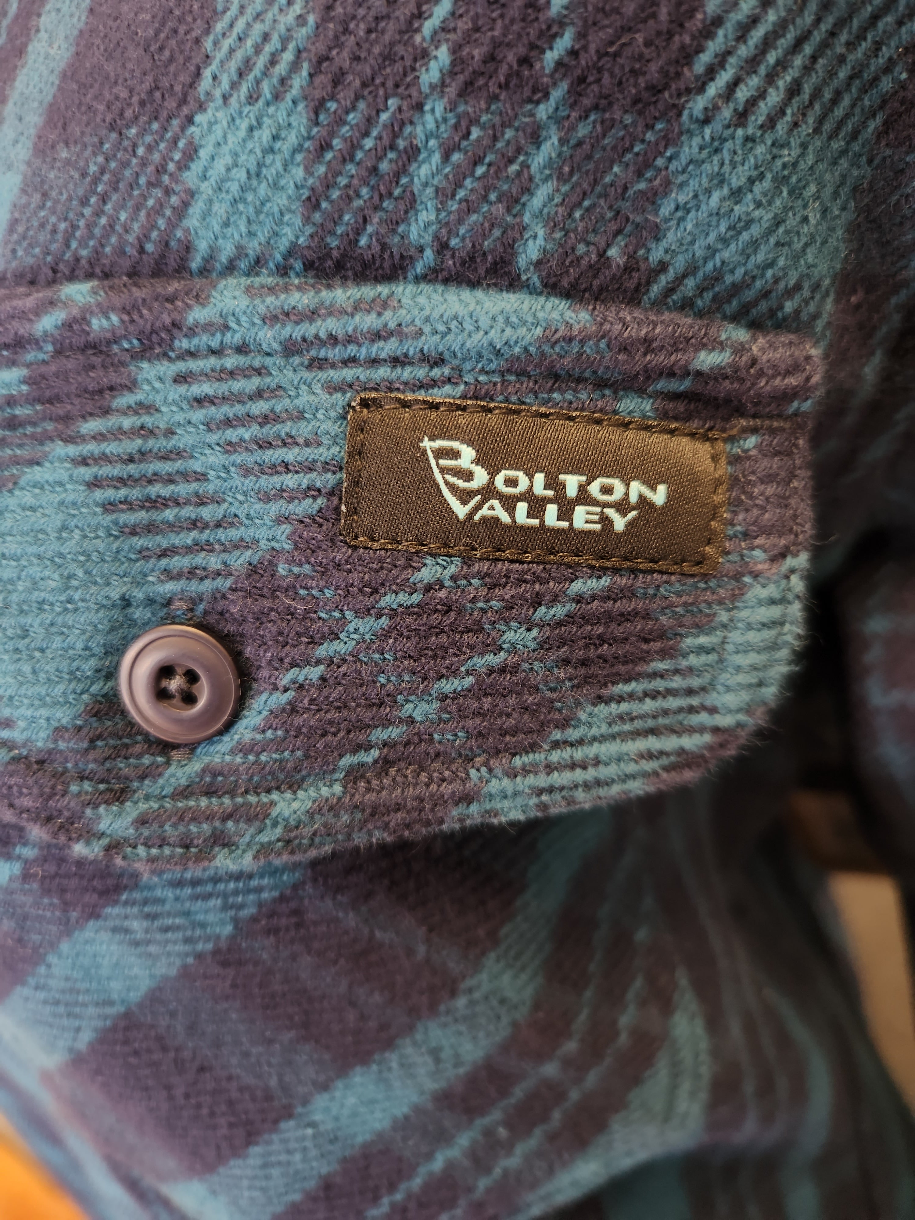 Bolton Valley Blue Flannel Shirt