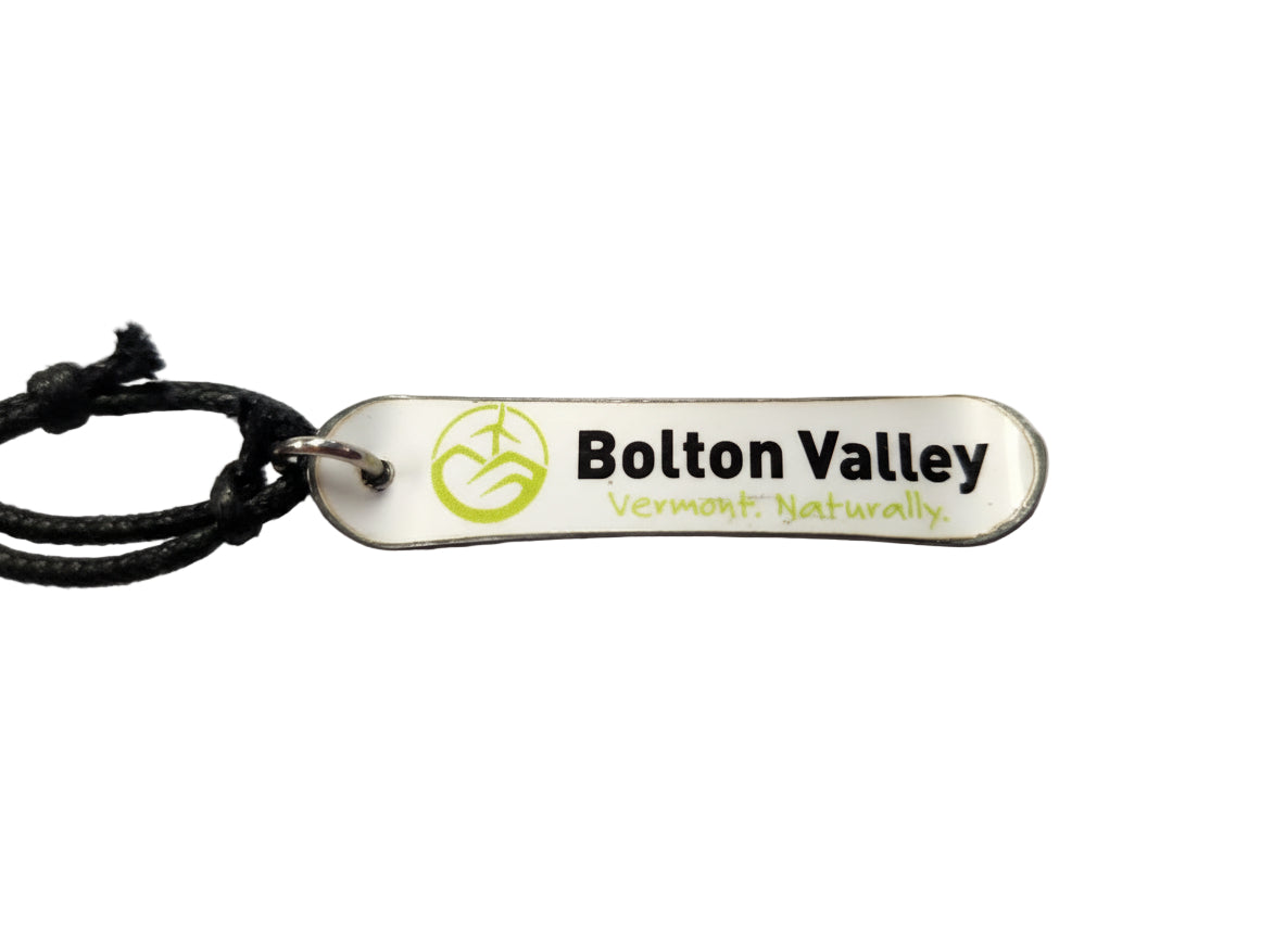 Bolton Valley Snowboard Necklace