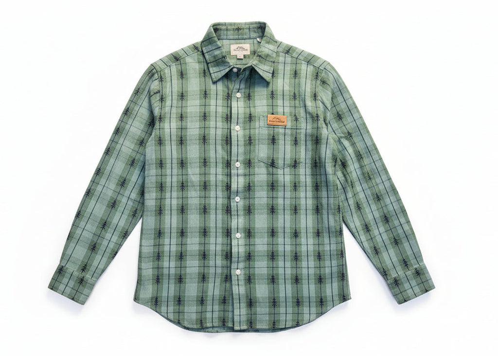 Bolton Valley Evergreen Flannel
