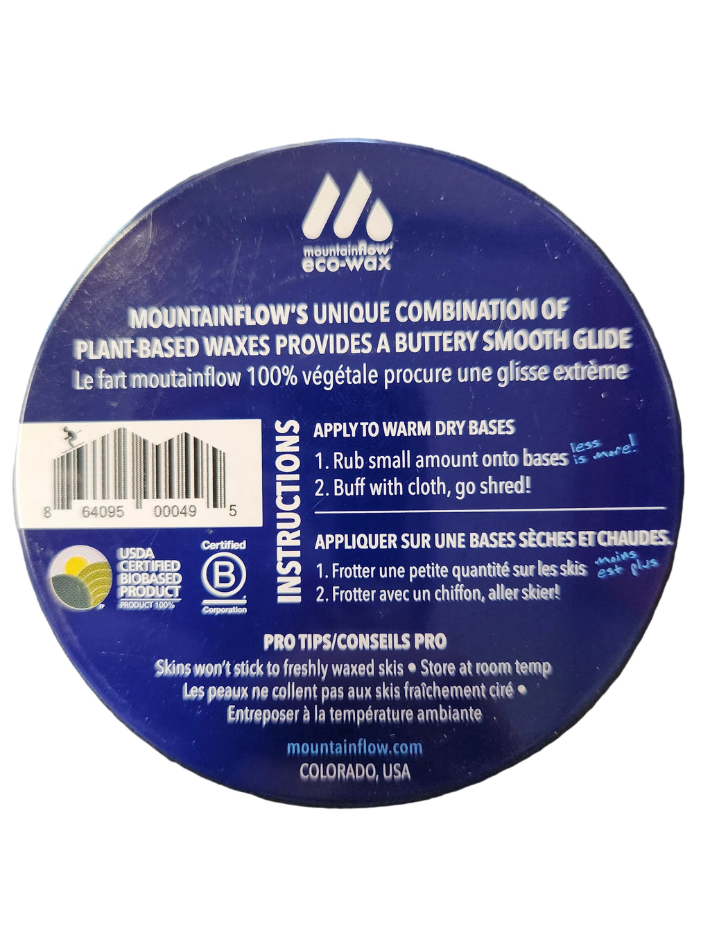 Mountain Flow Quick Wax