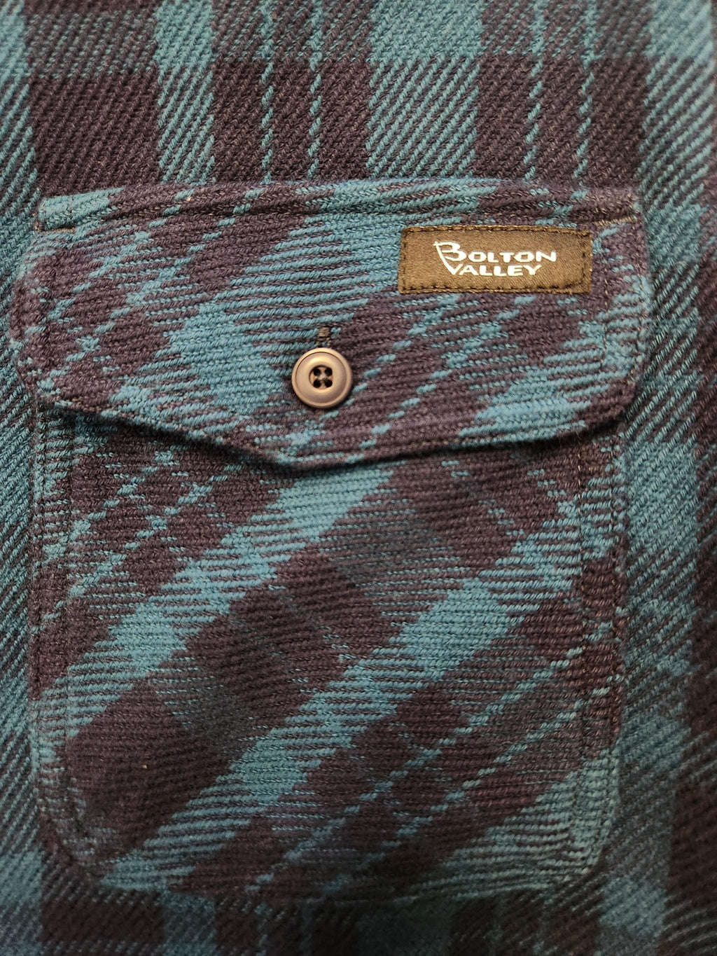 Bolton Valley Blue Flannel Shirt