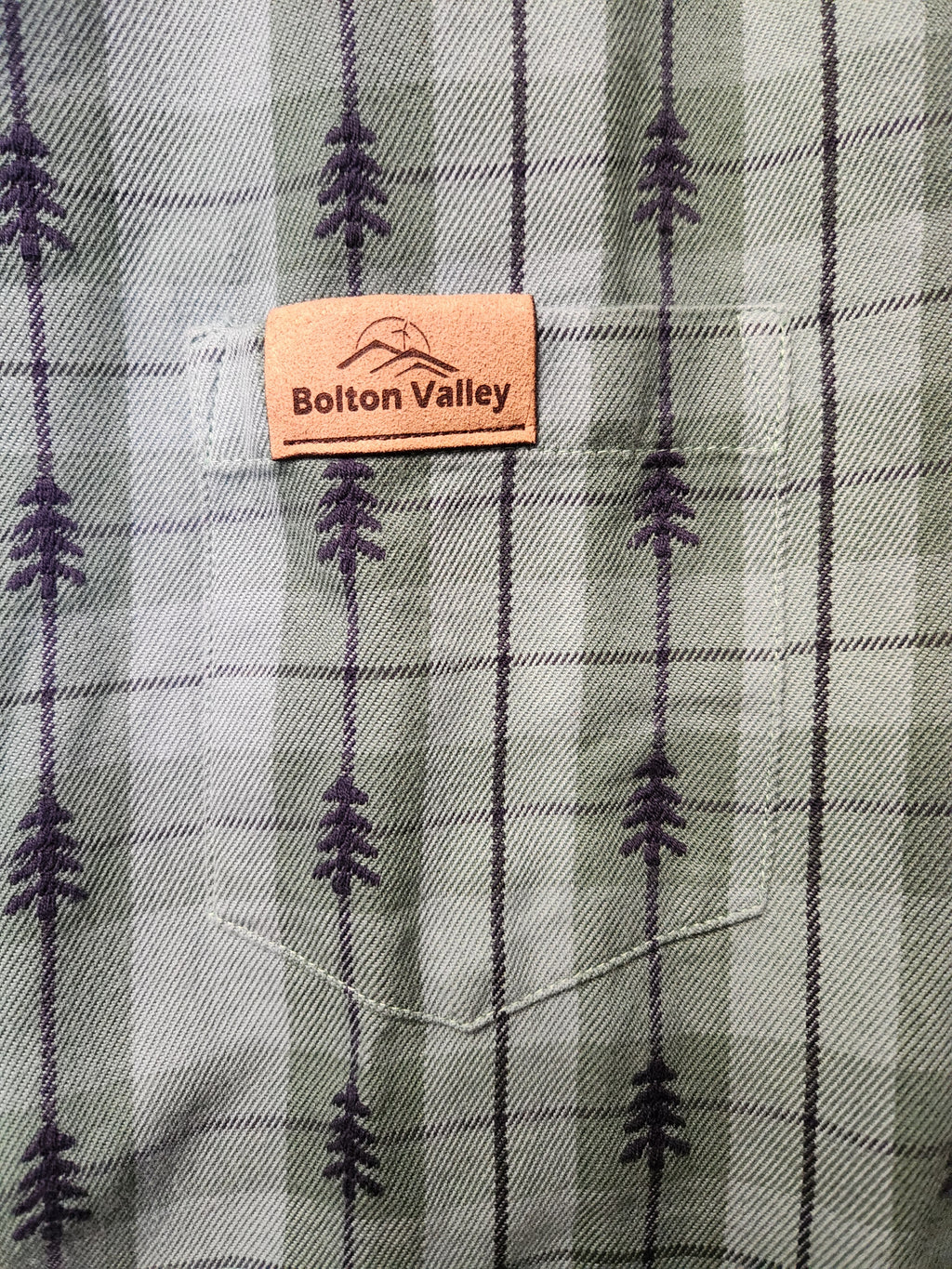 Bolton Valley Evergreen Flannel