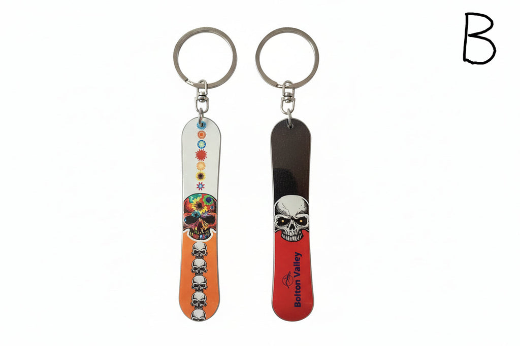 Bolton Valley Snowboard Keychain