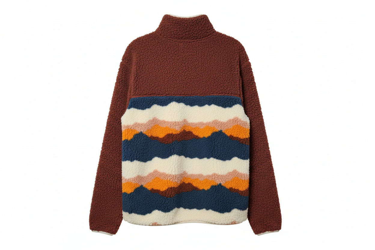 Bolton Valley Sherpa Quarter Button Sweatshirt