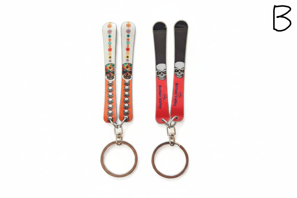 Bolton Valley Skis Keychain