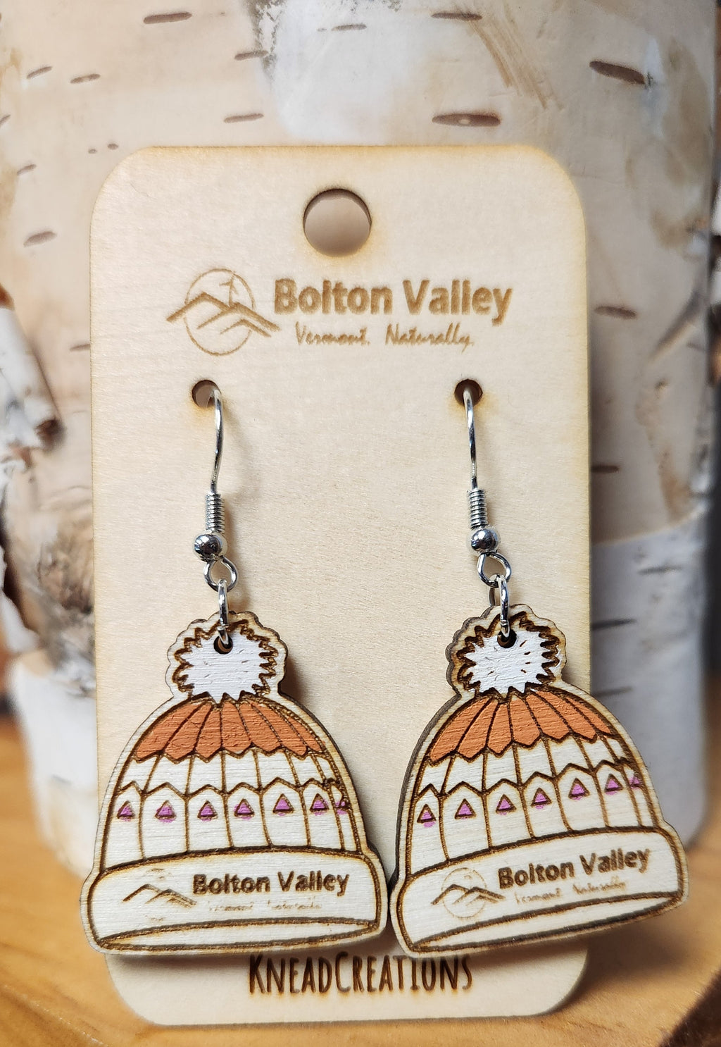 Bolton Valley x Knead Creations Earrings