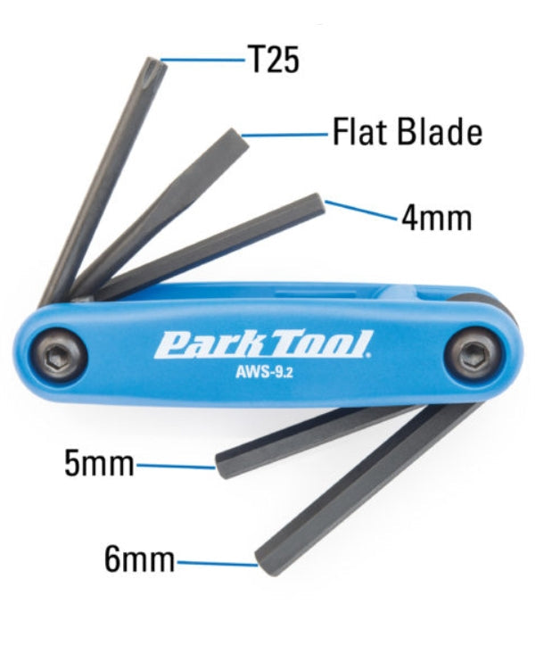 Park Tool Folding Hex/Screwdriver Set