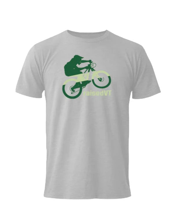 Raised VT Mountain Biker Short Sleeve T-Shirt