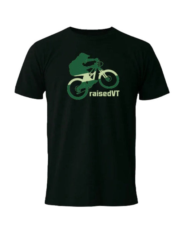 Raised VT Mountain Biker Short Sleeve T-Shirt