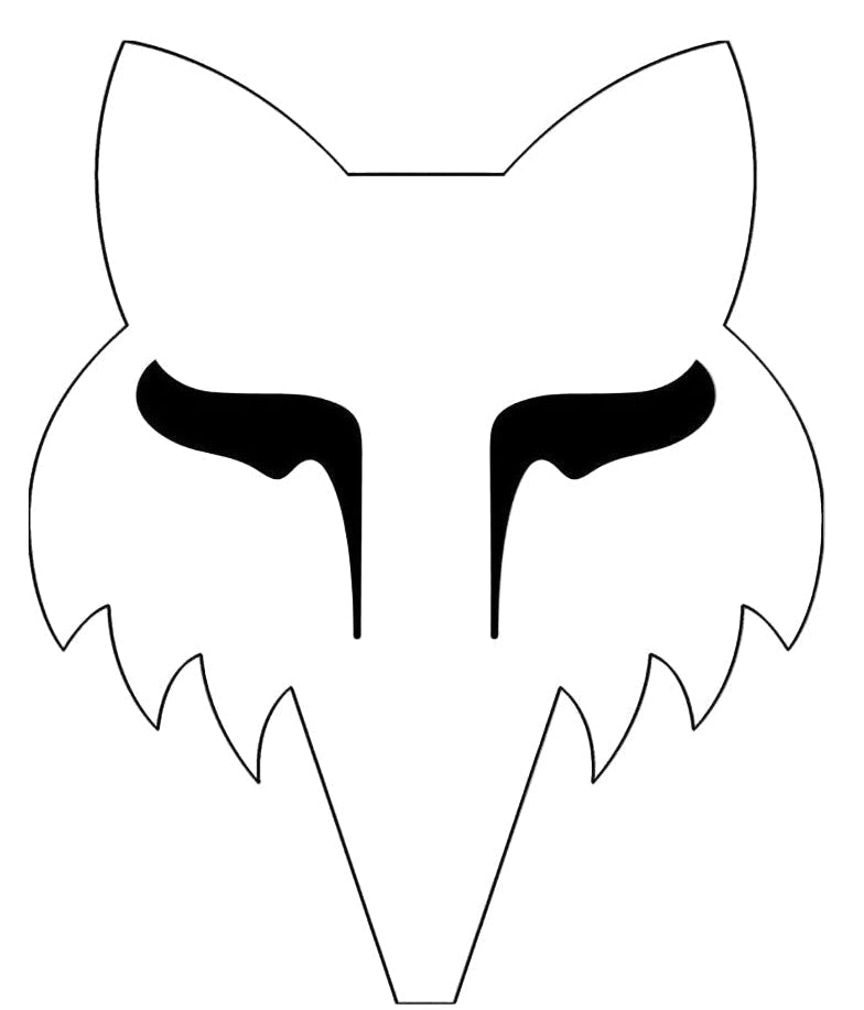 Fox Head Sticker